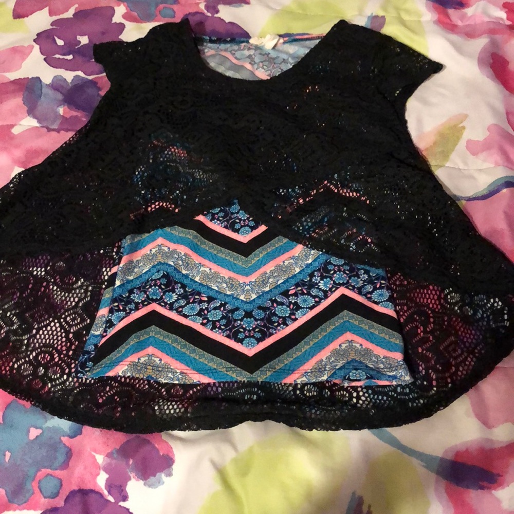 Two piece top.
